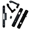 Andersen Albany Style (Double Active) Interior Hardware Set in Black - Half Kit | windowpartshop.com.