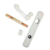 Andersen Albany Style (Single Active) Exterior Hardware Set in White - Left Hand - Half Kit | windowpartshop.com.