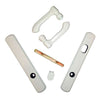 Andersen Albany Style (Double Active) Exterior Hardware Set in White - Half Kit | windowpartshop.com.