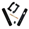 Andersen Albany Style (Double Active) Exterior Hardware Set in Black - Half Kit | windowpartshop.com.