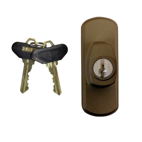 Andersen Albany Style - Exterior Keyed Lock with Keys (Left Hand) in Stone | windowpartshop.com.