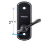 Andersen Albany Style Gliding Door Thumb Latch in Black Color | windowpartshop.com.