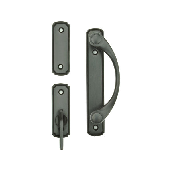 Andersen Newbury 2-Panel Gliding Door Interior Hardware Set in Oil Rubbed Bronze (Half-Kit)