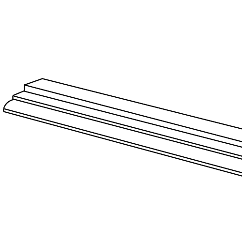 Andersen Primed Casement Sill Stop (1960 to 1989) | windowpartshop.com.