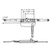 Truth Hardware Scissor Arm Awning Operator | windowpartshop.com.