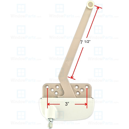 Truth Hardware "Ellipse" Single Arm 9-1/2" Operator (Right Hand) | windowpartshop.com.