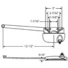 Truth Hardware "Ellipse" Single Arm 13-1/2" Operator (Left Hand) | windowpartshop.com.