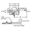 Truth Hardware "Entrygard" Dyad Split Arm Operator (Left Hand) | windowpartshop.com.