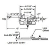 Truth Hardware "Entrygard" Dyad Split Arm Operator (Right Hand) | windowpartshop.com.