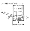 Truth Hardware "Entrygard" Single Arm Operator (Left Hand) | windowpartshop.com.