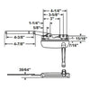 Truth Hardware "Maxim" Dyad Split Arm Operator (Right Hand) | windowpartshop.com.