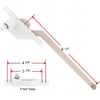 Truth Hardware Front Mount Single Arm 9-1/2" Operator (Left Hand) | windowpartshop.com.