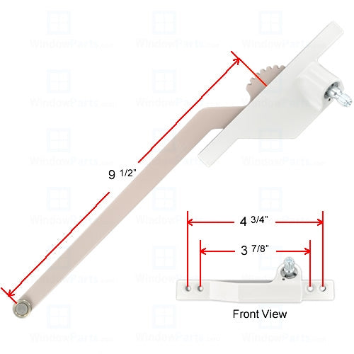 Truth Hardware Front Mount Single Arm 9-1/2" Operator (Right Hand) | windowpartshop.com.