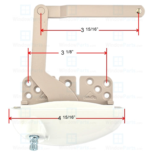 Roto "X-Drive" Split Arm Operator (Left Hand) | windowpartshop.com.