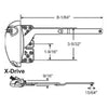 Roto "X-Drive" Split Arm Operator (Left Hand) | windowpartshop.com.