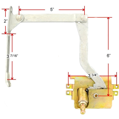 Pella Roto Operator Left Hand (1967-1993) | windowpartshop.com.